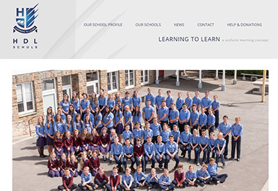 HDL Schule website screenshot