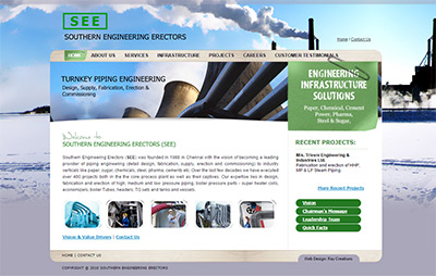 Southern Engineering website screenshot