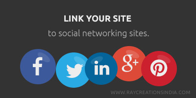 link to social sites