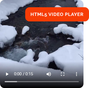 HTML Video player for the plugin