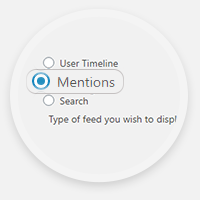 Mentions timeline setting