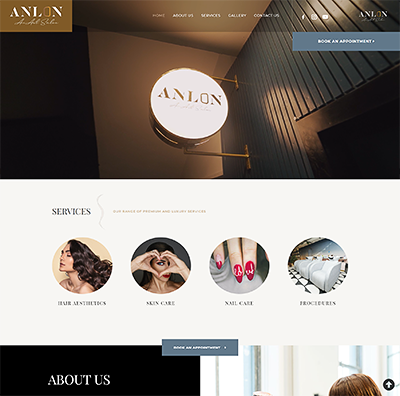 Anlon Website Screenshot