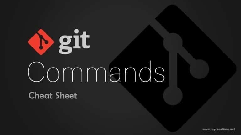 Git Commands Cheat Sheet – List of Common Git Commands