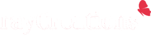 Ray Creations logo transparent.